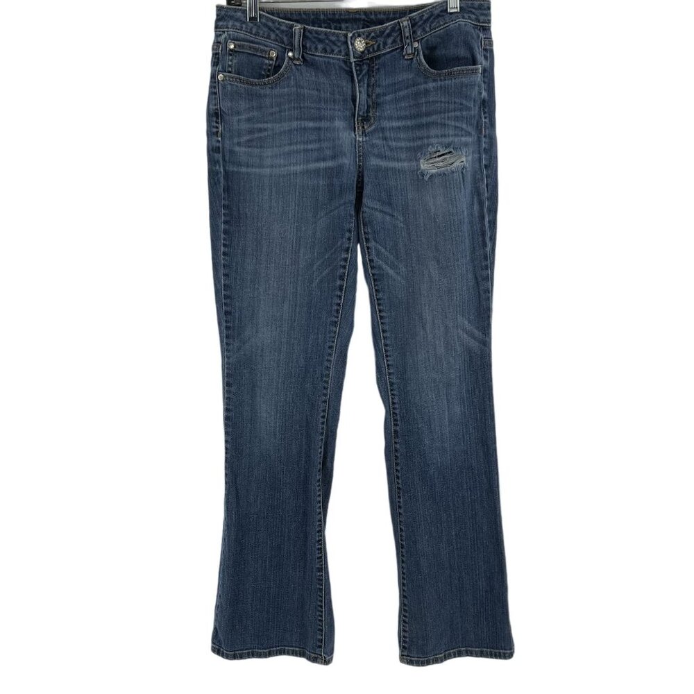 Unknown Brand of Very Flattering Low Rise Womens Distress Jeans 30/31